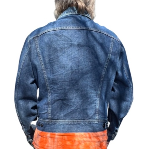 🚫SOLD! VINTAGE |•LEE•| Lee Riders Denim Relaxed Fit Trucker Jean Jacket - Picture 5 of 16
